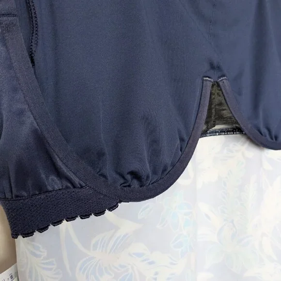 Lands' End Square Neck Underwire Tankini Swimsuit Top 16 DDD - Picture 7 of 8